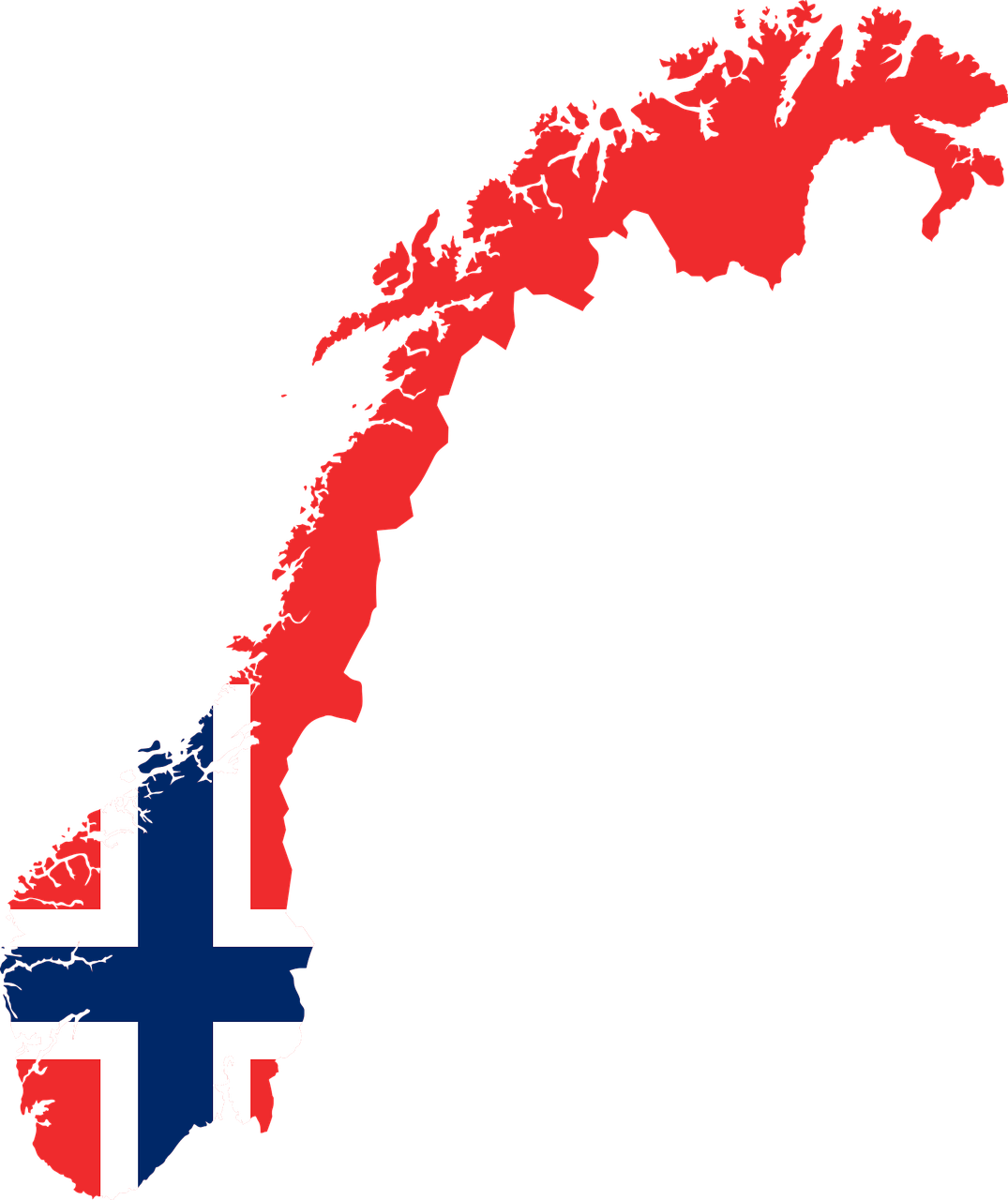 Noorwegen vlag Daktent