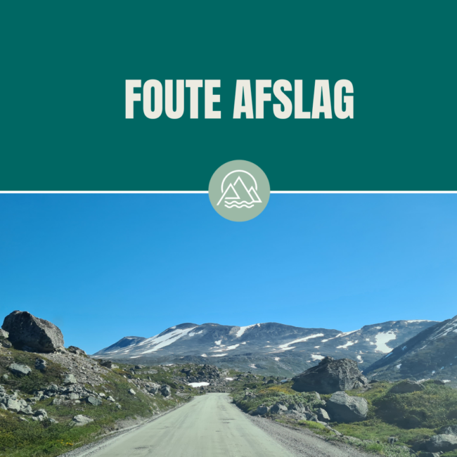 Blog Foute Afslag Daktent op Reis