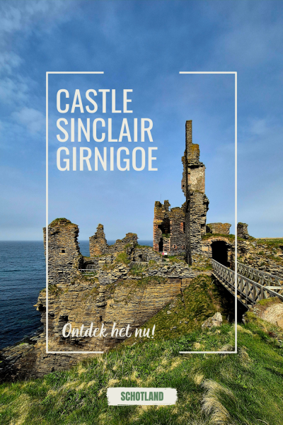 Castle Sinclair Girnigoe Daktent op Reis