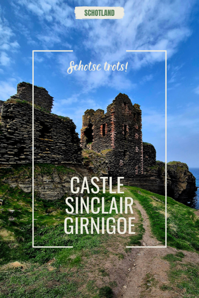 Castle Sinclair Girnigoe Daktent op Reis